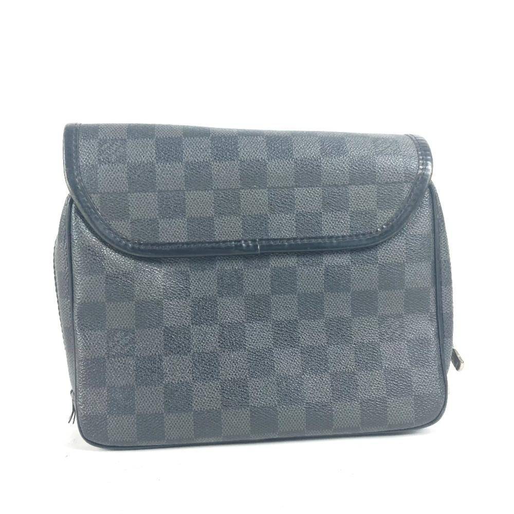 Louis Vuitton Vintage Pouch Stl. - Necessär Från Magasin - Black (L 19.5cm x W 22cm x D 7cm)