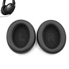 Aiyraa Ersättningskuddar för Soundcore Q30 Q35 Anker Soundcore Life Q30-hörlurar, mjukt proteinläderskydd med ljudisoleringsskum för behaglig optimal ljudkvalitet