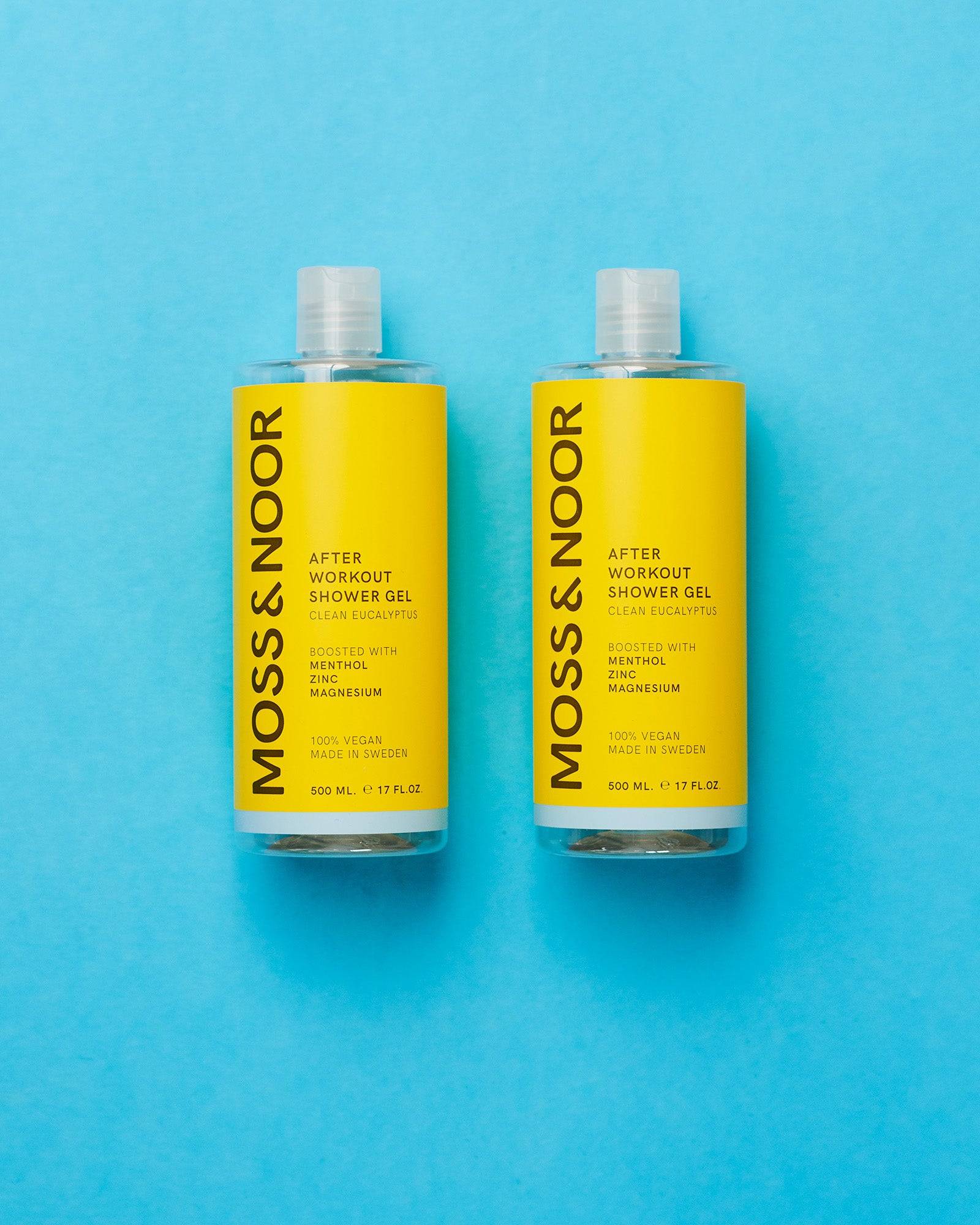 After Workout Shower Gel – Clean Eucalyptus 500 ml – 2 pack