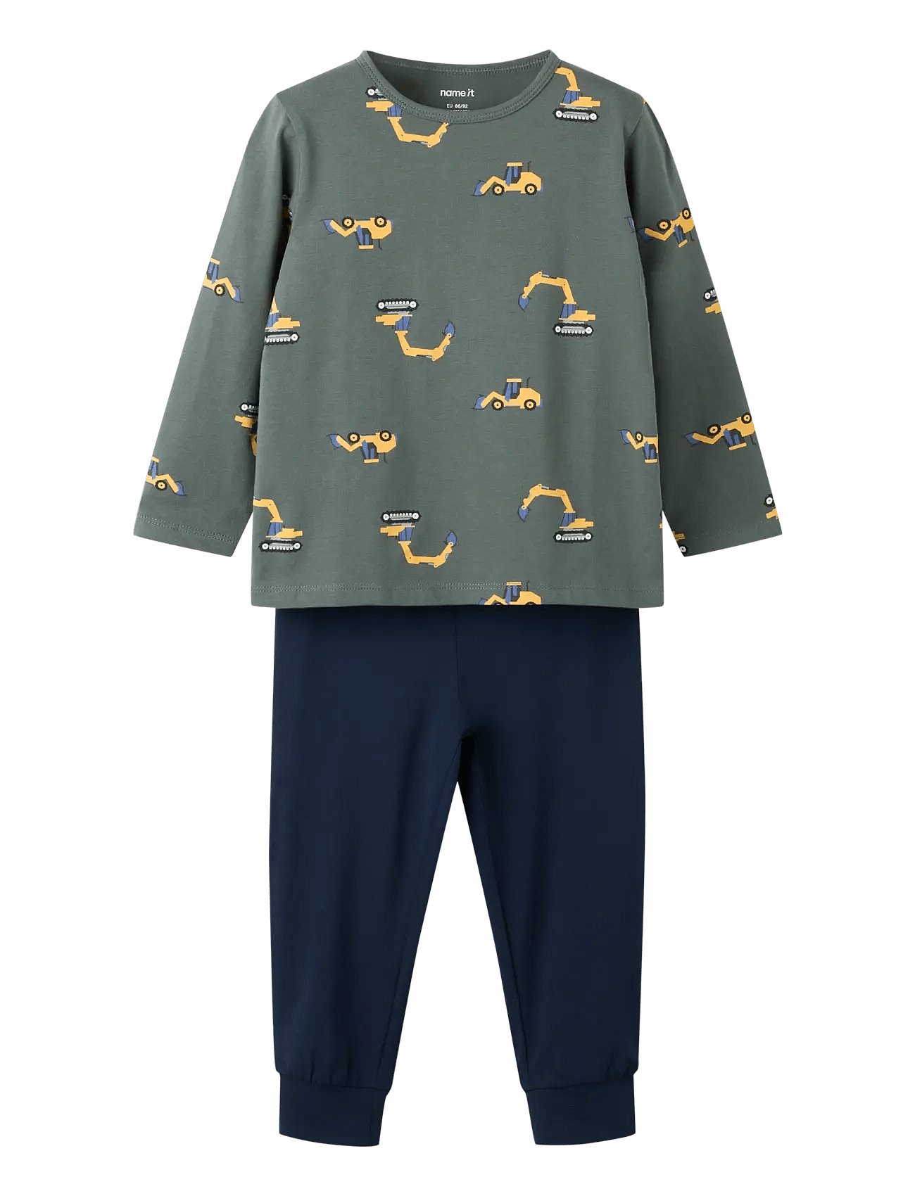 NAME IT Nmmnightset Excavator Noos | Khaki green | 122-128