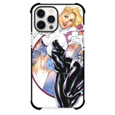 Spider Man Across The Spider Verse Spider Gwen Phone Case For iPhone Samsung Galaxy Pixel OnePlus Vivo Xiaomi Asus Sony Motorola Nokia - Spider Gwen Without Mask