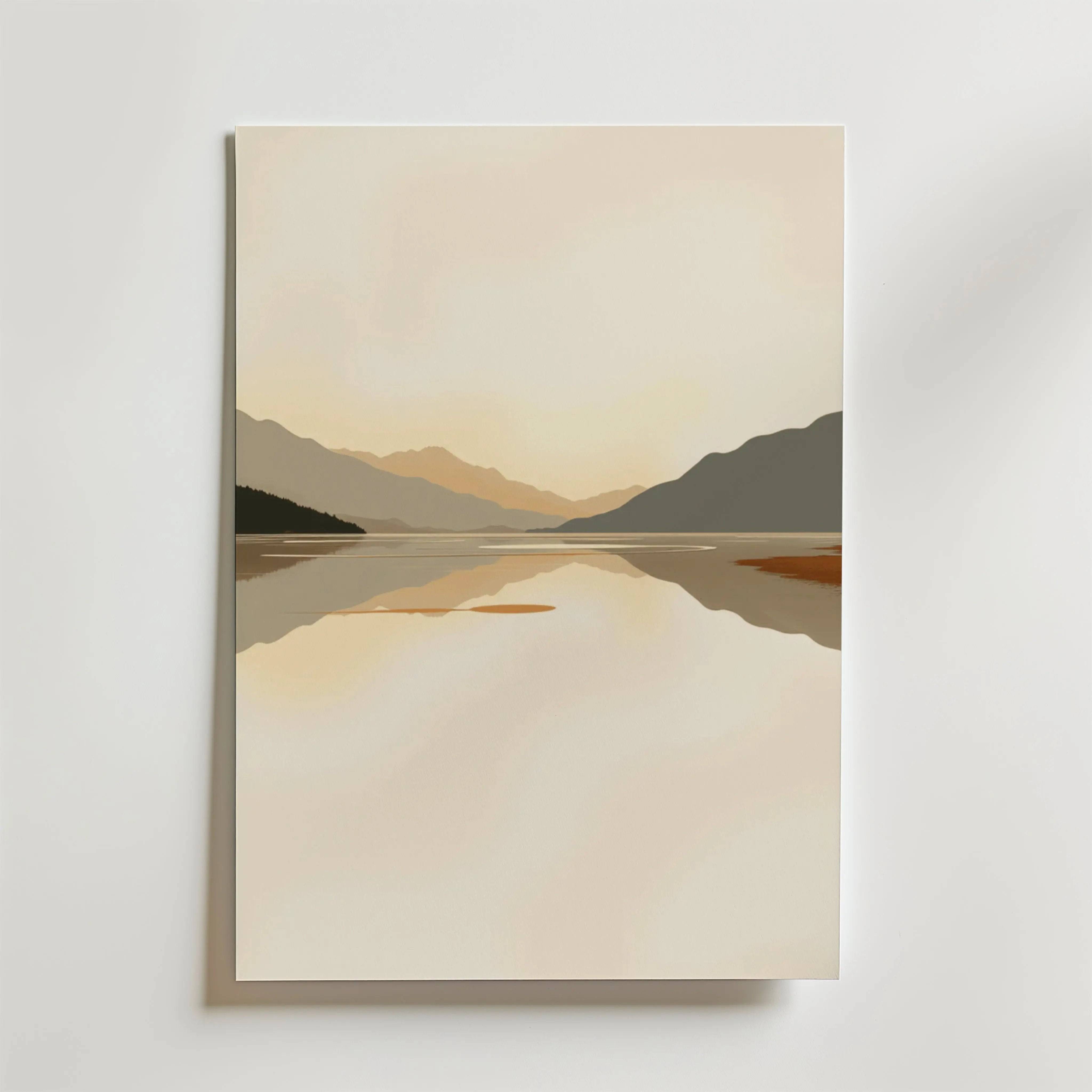Silent Reflections Poster - Fine Art Poster 13x18 cm