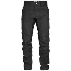 Fjällräven Men's Abisko Lite Trekking Zip-Off Trousers Dark Grey/Black, Dark Grey-Black, 58 Long