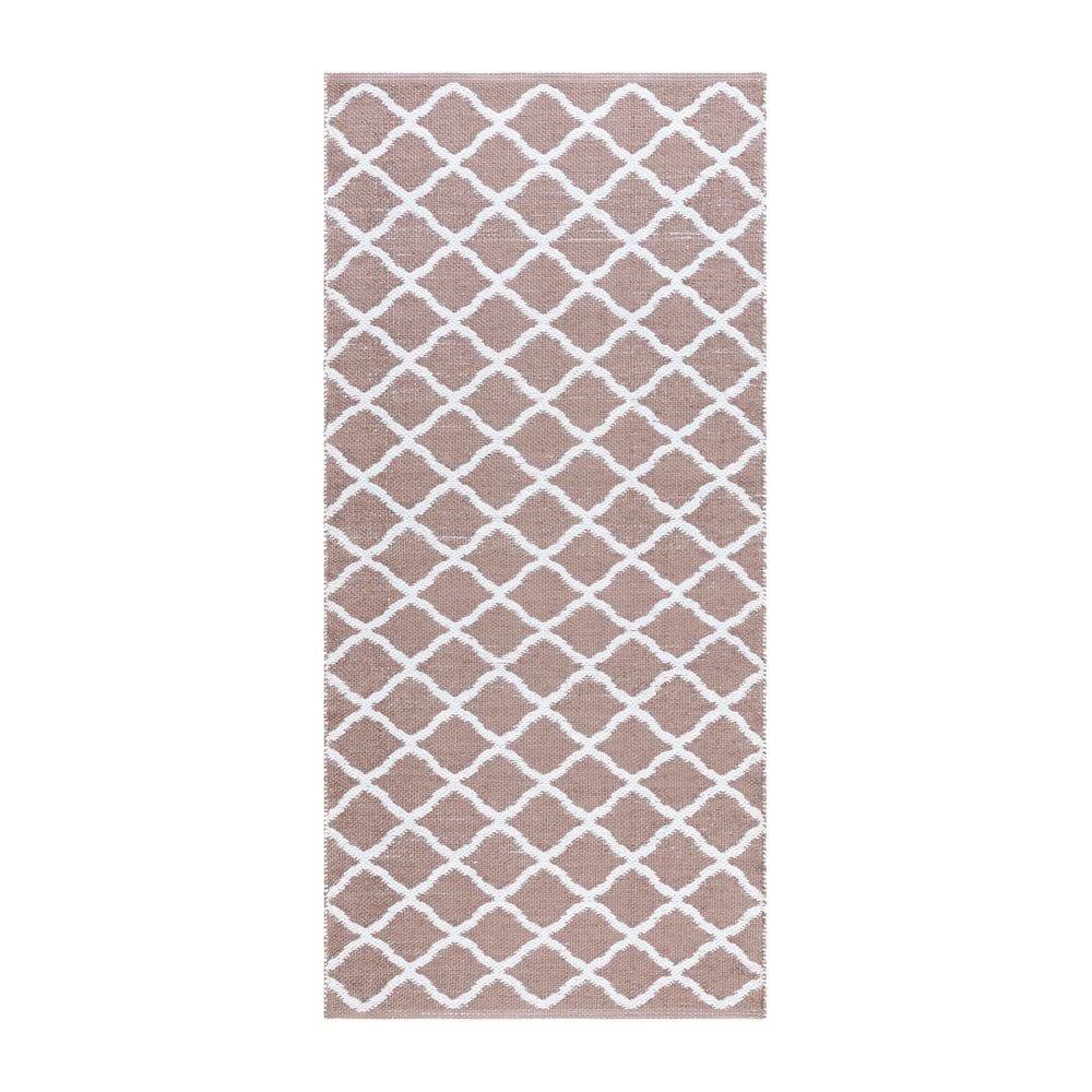 Plasttæppe Hilma Wave - 70x300 cm, Rosa