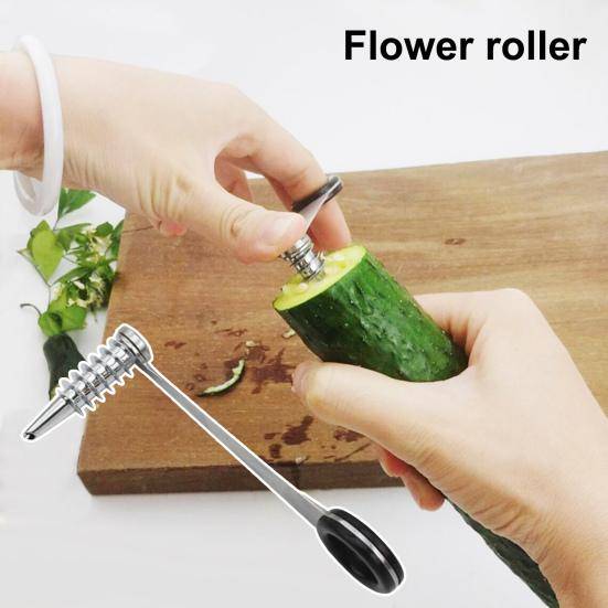 Spiralskärare Multifunktionell Grönsakssvarv för Potatis Morot Gurka Zucchini Rädisa 360 Graders Rotation Köksredskap