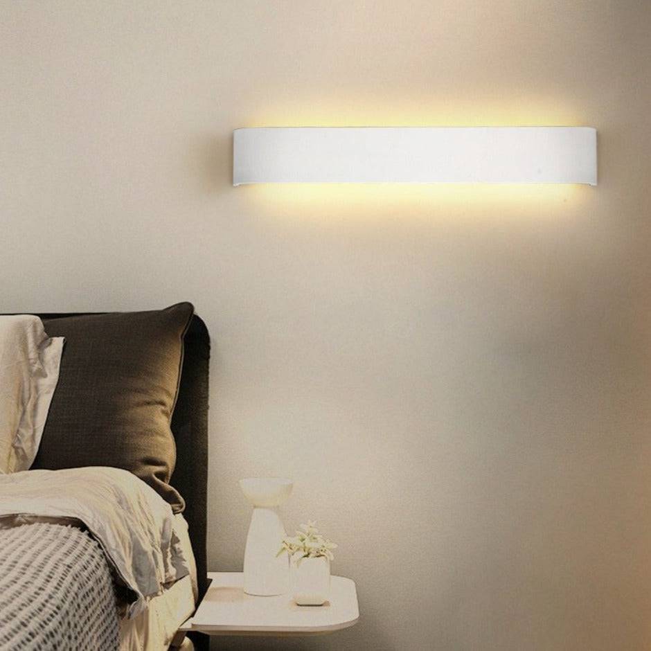 WallTruth LED Vägglampa - Modern Design för Alla Rum - Vit / 55cm / Varm vit