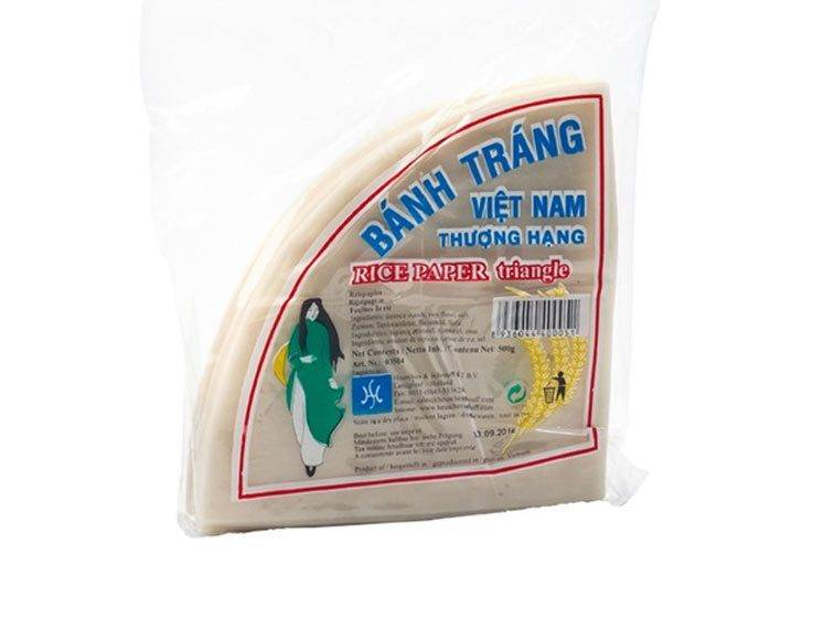 Rispapir Triangle Vietnamesiske 16 cm. 500 g. - Rispapir
