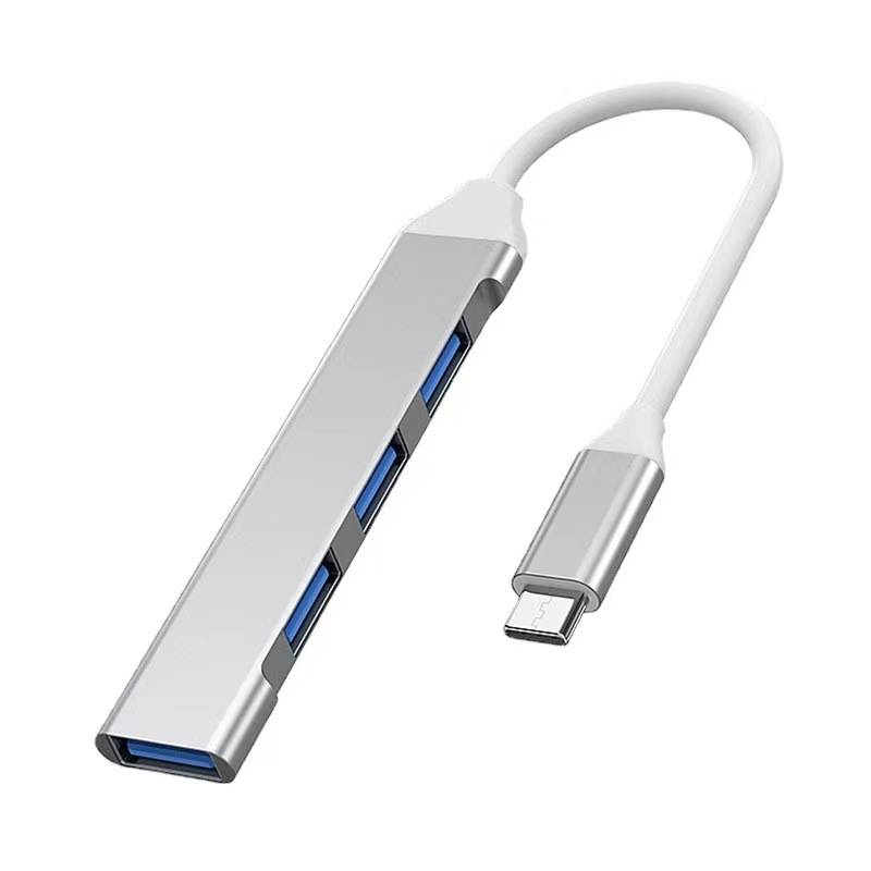4-in-1 USB C Hub 3.0 Adapter with OTG 4 Port Extender Splitter Docking Station for MacBook Pro/Air PC Laptop Phone Tablet