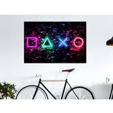 Tavla - Fun Symbols (1 Part) Wide - Premium print 120x80