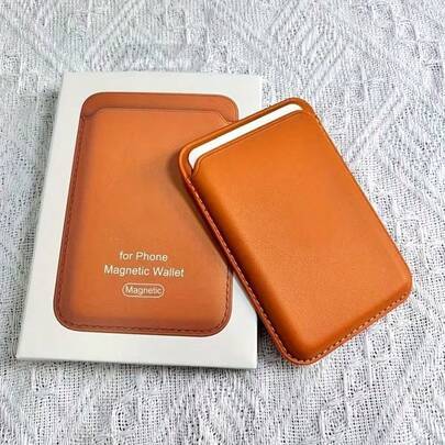 Enfärgad magnetisk kortplånbok i PU-läder, kompatibel med iPhone 16 Pro Max/16/16 Pro/16 Plus/15/15 Pro Max/15 Pro/15 Plus/12/13/14 Pro/12 Pro/12 Pro - Multifärgad (svart,En storlek - svart,En storlek passar alla - rosa)
