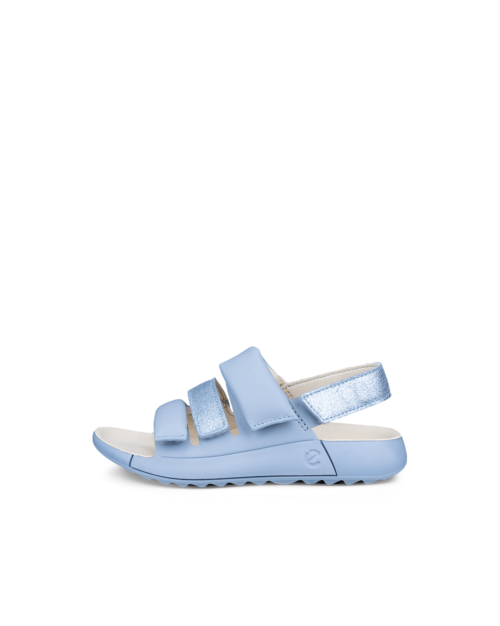 ECCO COZMO - Sandale de marche en cuir pour enfant - Bleu - 27
