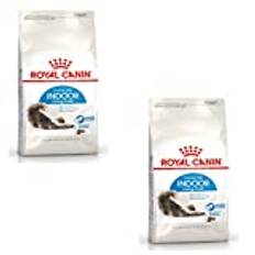 Royal Canin Indoor Long Hair | dubbelpack | 2 x 400 g | torrfoder för vuxna långhåriga katter | för katter som bor i huset | Från 1 till 7:e Lämplig för levnadsår