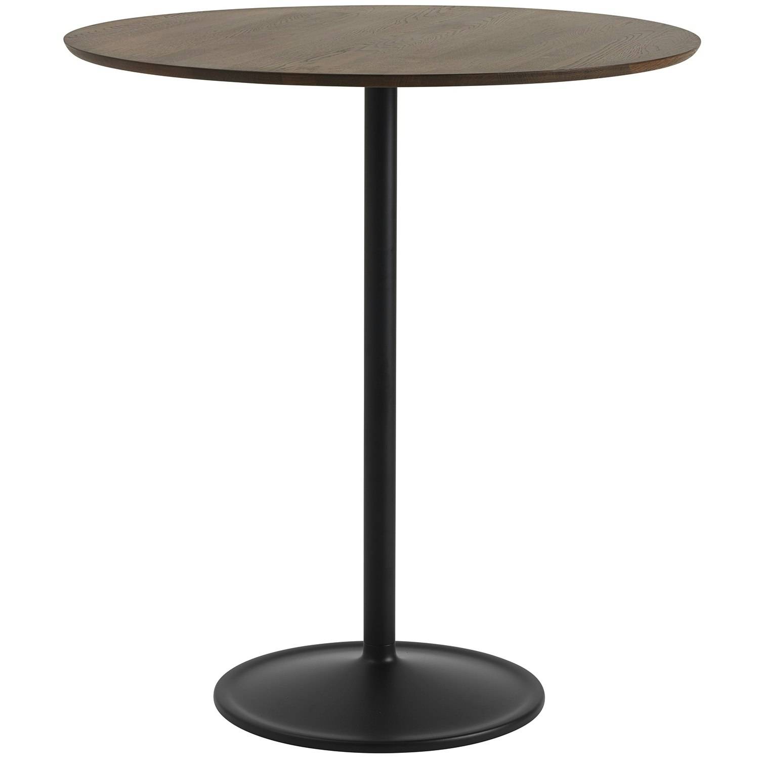 Muuto Soft Barbord Ø95x105 Cm Mørkolieret / - Spisebord & Barbord Eg Sort - SOTAB95R30701.