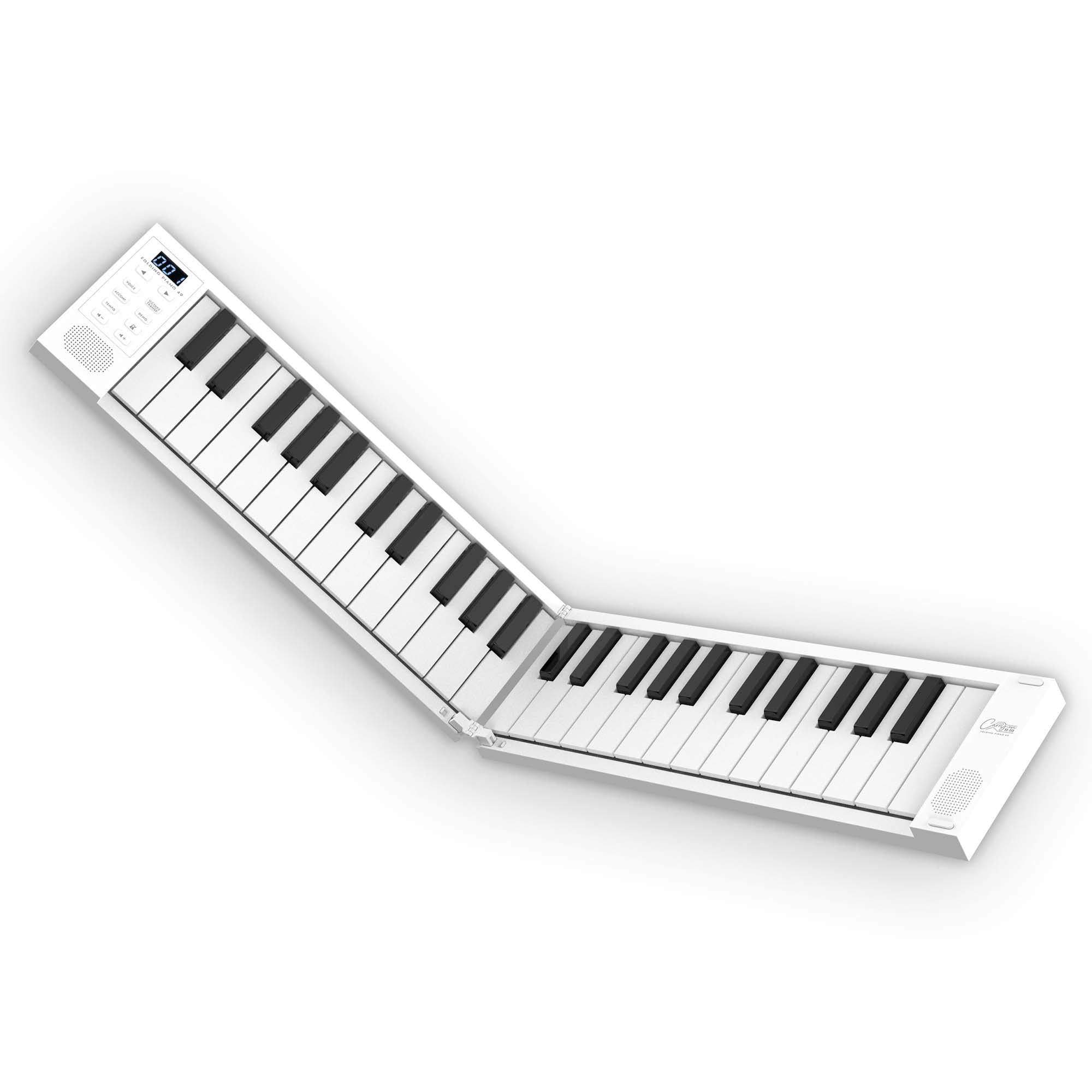Carry-On 49 Key Folding Piano - White