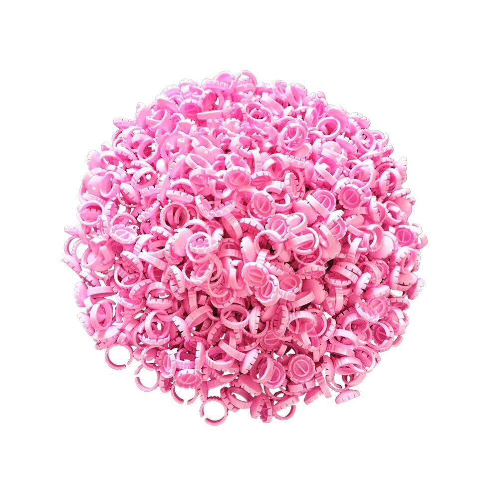 Glue Rings for Eyelash Extension,400PCS Glue Rings Lash Ring for Glue,Lash Glue Ring Holder Blooming Eyelash Glue Holder