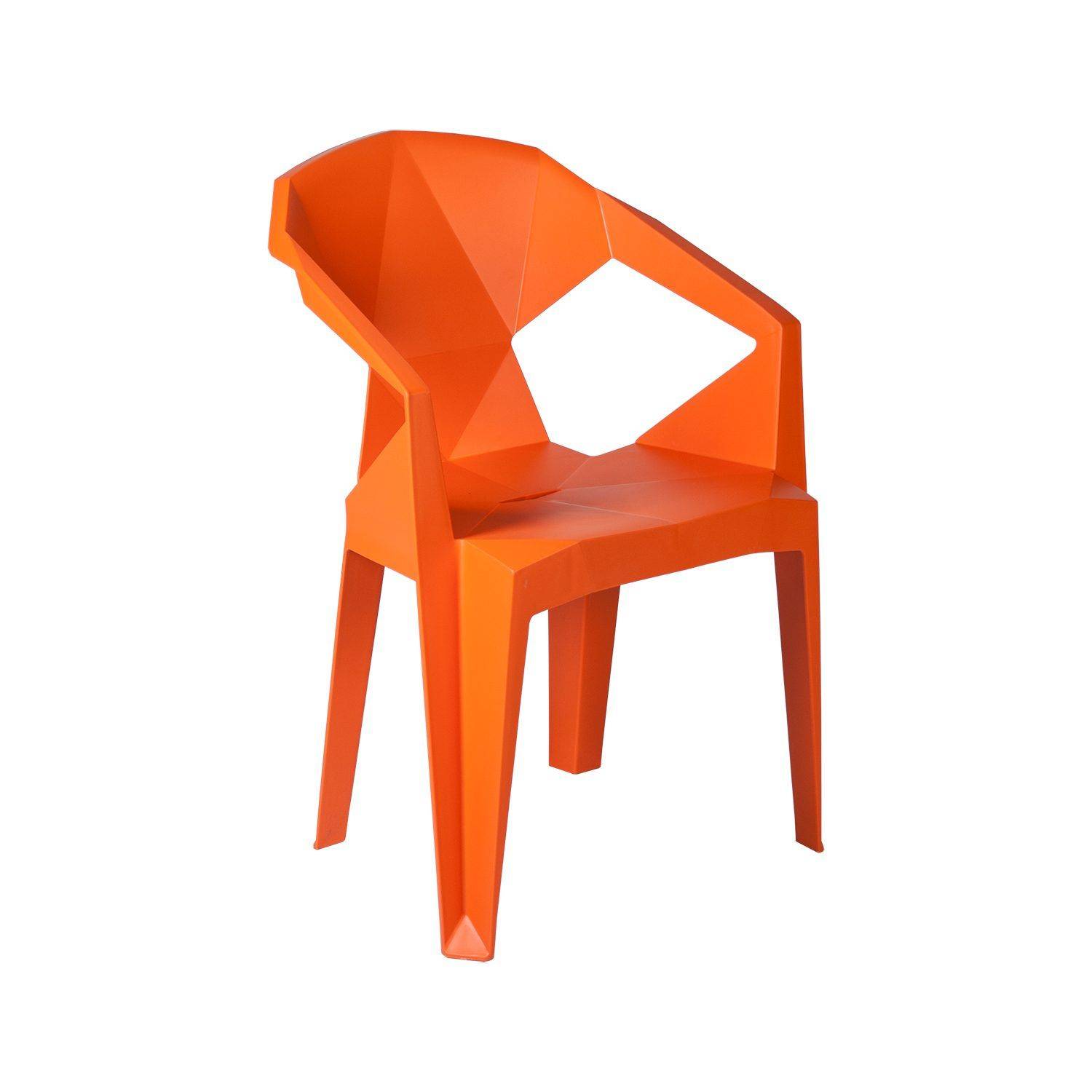 Stol Muze - Orange Balkongstol Plast