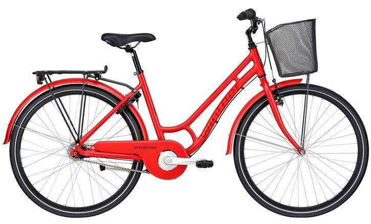 Winther Granny 250 Pige Nexus 7g Farve - Rød , Stelstørrelse - 24"