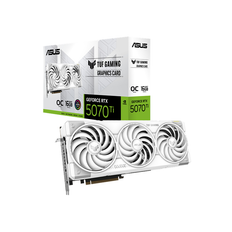 ASUS GeForce RTX 5070 Ti TUF White OC - 16GB GDDR7 RAM - Grafikkort