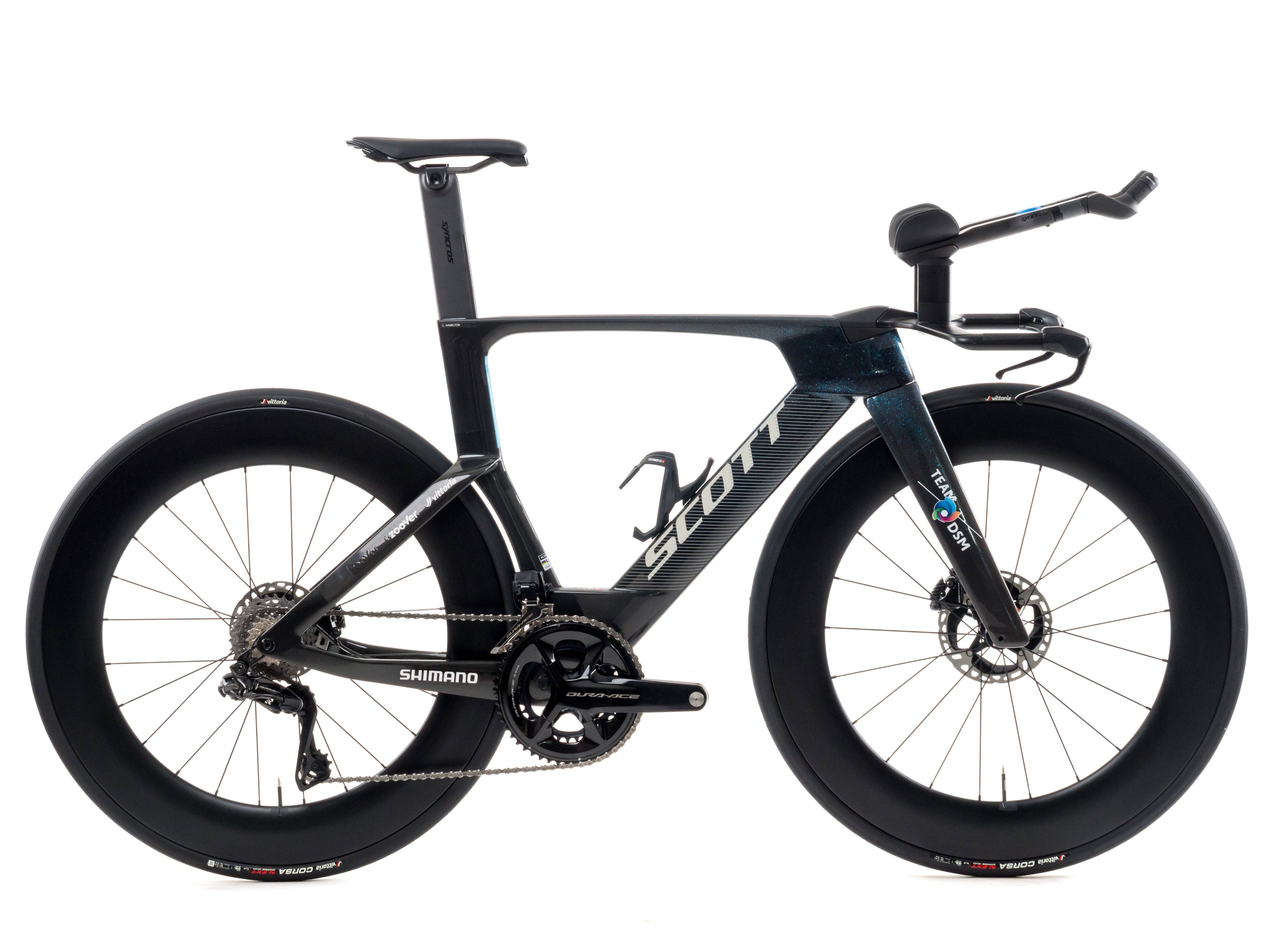 Scott Plasma RC TT 2023 Team DSM-Fiermenich PostNL C. Hamilton size M Shimano Dura-Ace DI2 R9270 2x12s - 002 / M / Gray/Blue