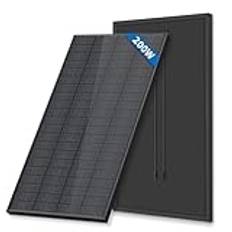 FIREFLY ENERGY 200 W solpanel modulo solpanel monocristallino som 200 watt, monokristallin solcellsmodul solpanel för husbil, balkong, trädgårdshus, båt