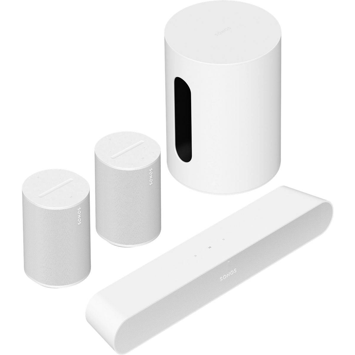 Sonos Pack Ray + 2x Era 100 + Sub mini vit