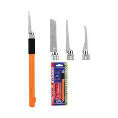 Dilwe Mini Hand Saw, Model Tool Hobby Hand Saw Kit Set of 3 Pcs DIY Craft Blade
