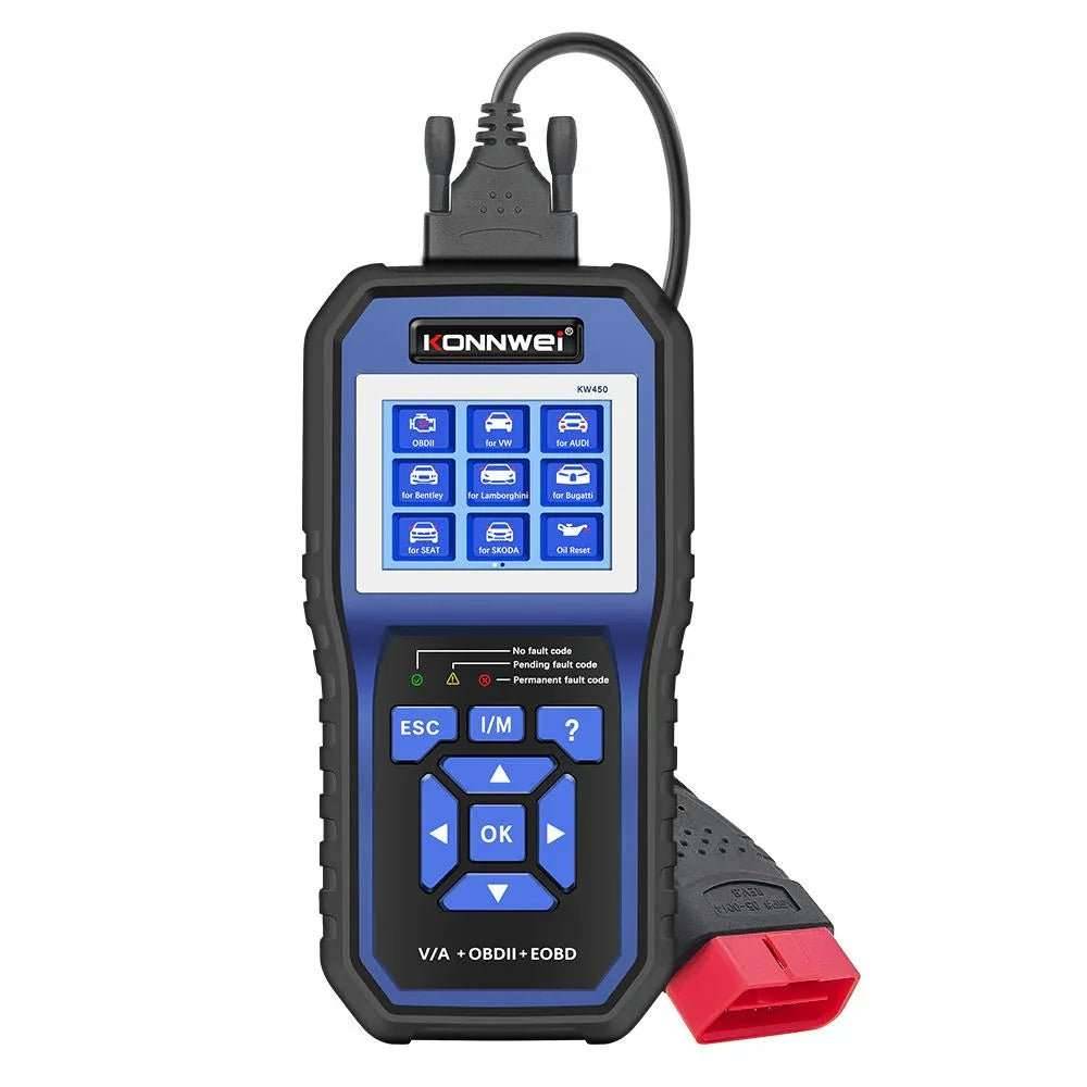 KONNWEI KW450 – Full System Scanner for VAG + OBD2/EOBD