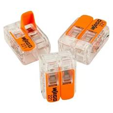 Wago 2 pol vipmuffe 0,2-4mm² 3-pak