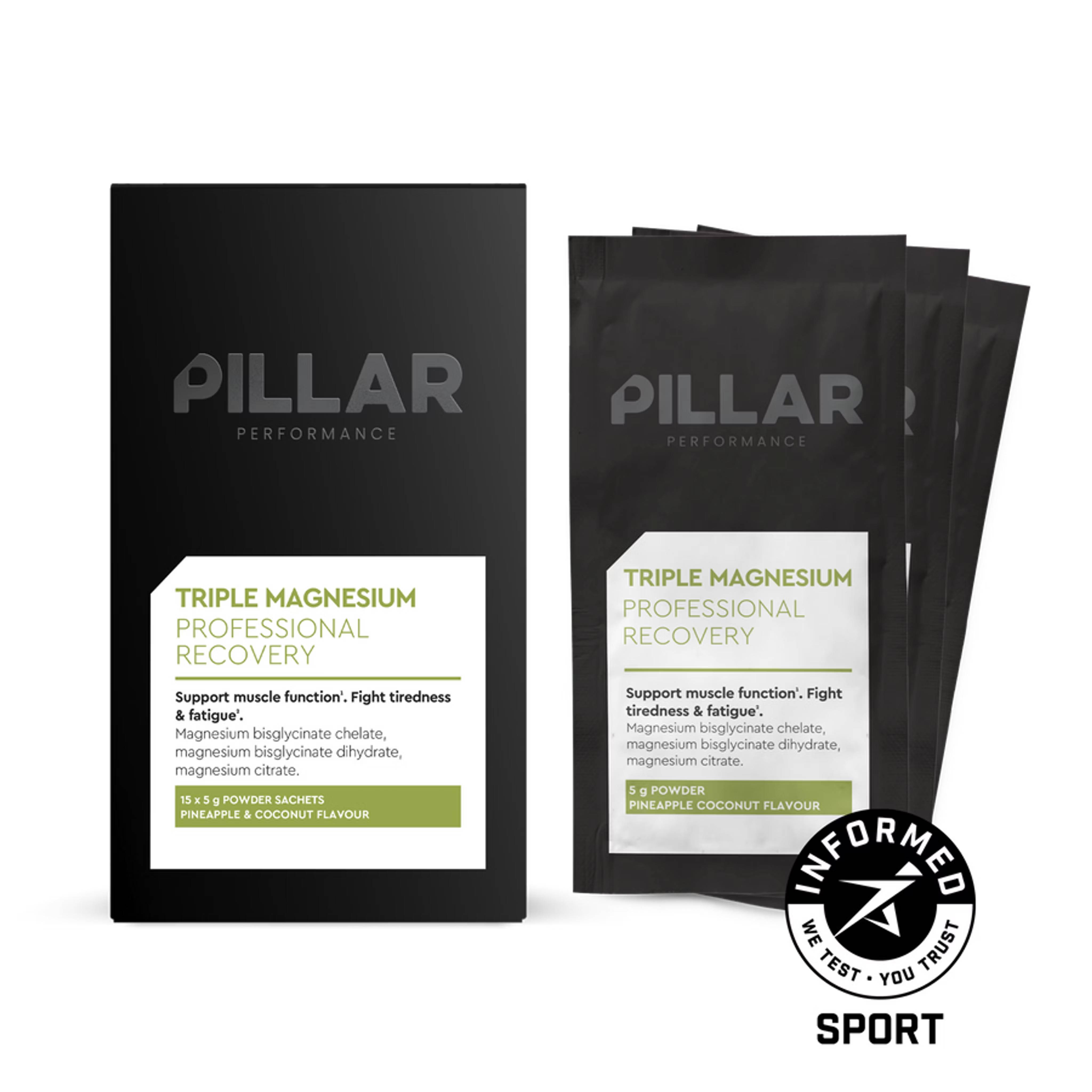 Pillar Performance Triple Magnesium - Pineapple Coconut Testpaket