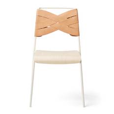 Design House Stockholm - Torso Chair Ash/Natural - Matstolar - Lisa Hilland - Läder/Metall/Trä