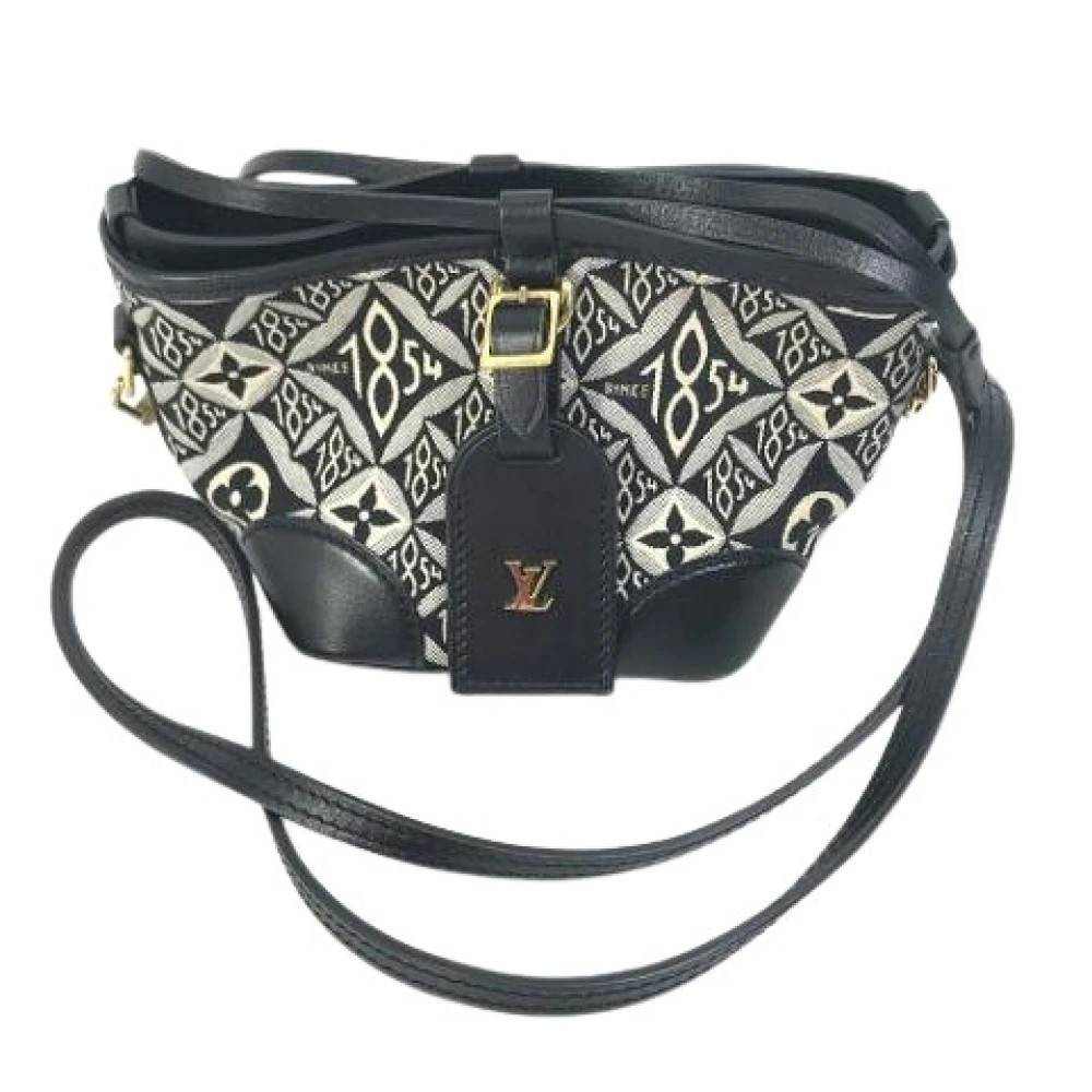 Louis Vuitton Vintage Pre-owned Stof louis-vuitton-tasker - Vintage - Dame - Sort - ONE SIZE - Uld