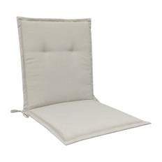 Havehynde til havestol - Beige universal stolehynde 5 cm skumfyld - God komfort skum & UV beskyttet betræk - Nordstrand Home hynde