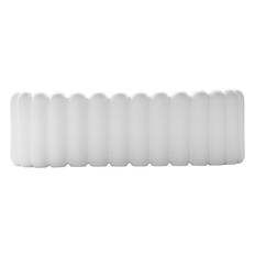 DBKD - Mist Oval Kruka White Small från Sleepo - Vit ((LxDxH): 35 x 15 x 11 cm)