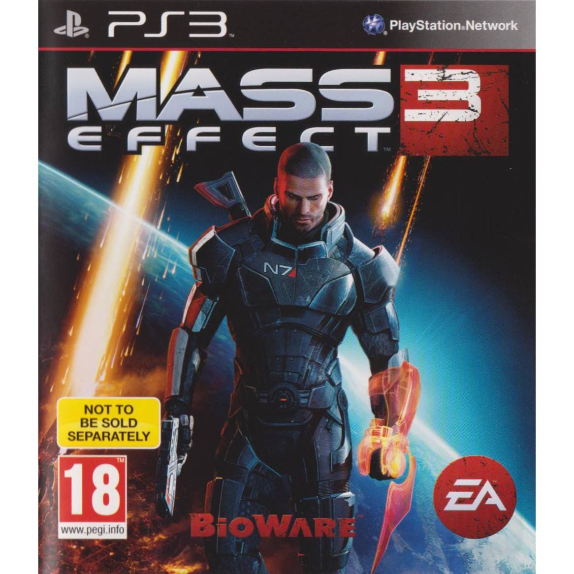 Mass Effect 3 Playstation 3 PS3 Bundle Copy Nordic (Begagnad)