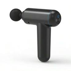 Massagepistol Deep Tissue Muscle Massager, Handhållen Deep Tissue Percussion Massager för smärtlindring, Massager med 32 hastigheter, 4 massagehuvuden - Svart (En-Storlek)