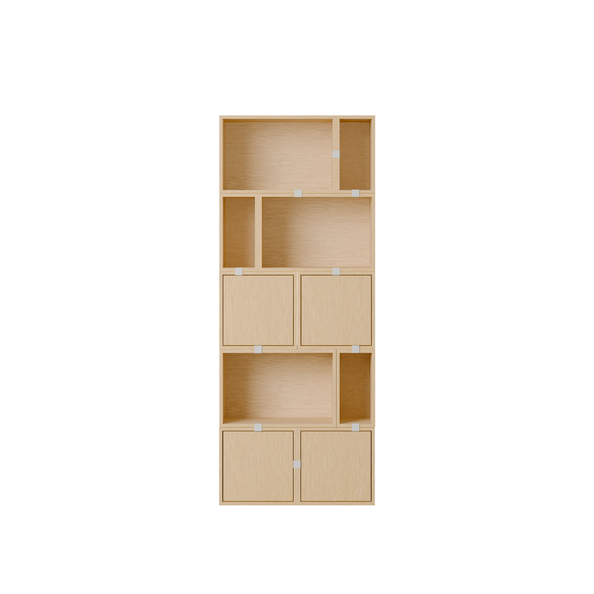 Muuto Stacked Storage System Bogreol 8 Oak