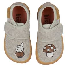 Bisgaard X Miffy Hjemmesko - Uld - Barefoot - Sand - Bisgaard - 24 - Hjemmesko