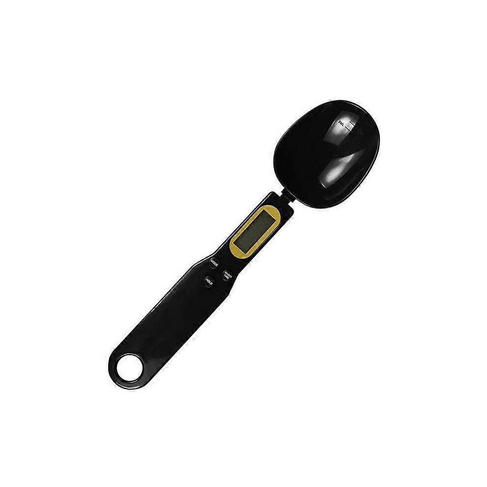 (balck) LCD Digital Kitchen Scale Electronic Cooking Food Weight Measuring Spoon 500g 0.1g Coffee Tea Sugar Spoon Scale Kitchen Tool