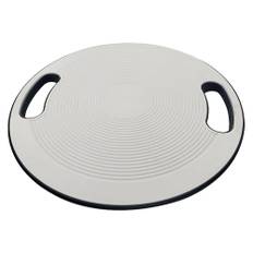 Wobble Balance Board Aerobic Core Trainer Board Anti-Slip med handtag för hemmagym träningsbalans grå