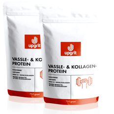 2-pack, Upgrit Vassle- Kollagenprotein, Kakao 750 gram