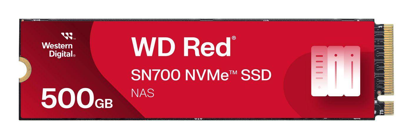 WD Red SSD SN700 NVMe 500GB M.2 2280 PCIe Gen3 8Gb/s internal drive for NAS devices