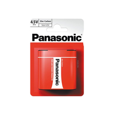 3R12 Zn-Cl 4,5V rødt batteri Panasonic 1 stk/blister