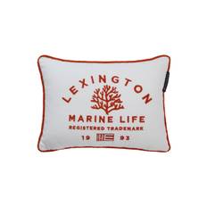 Lexington Kudde 40x30 med marint motiv i ekologisk bomullscanvas