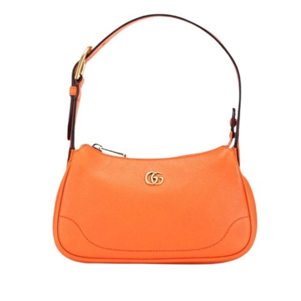 Gucci Vintage Pre-owned GG Marmont Skuldertaske - Vintage - Dame - Orange - ONE SIZE - Uld