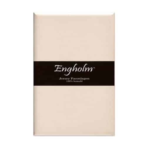 Engholm Textiles - Jersey faconlagen, Sand, 140x200x20cm