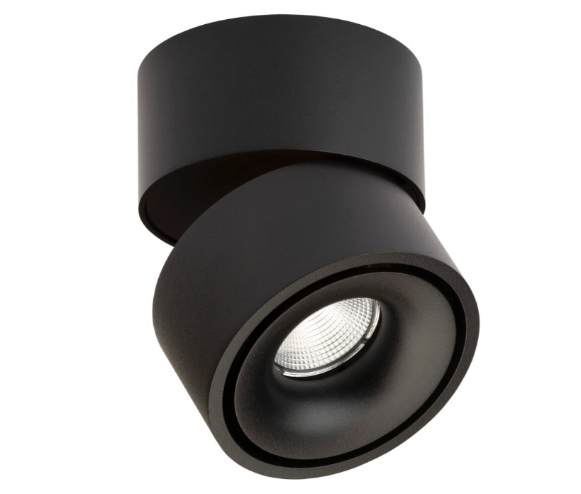 Easy W100 væg/-loftlampe fra Antidark - Sort / Uden kabelhul