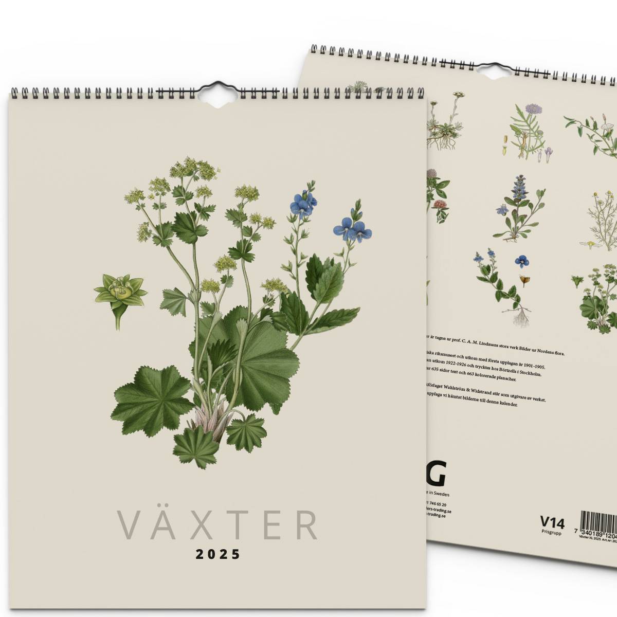 Väggkalender Växter 2025