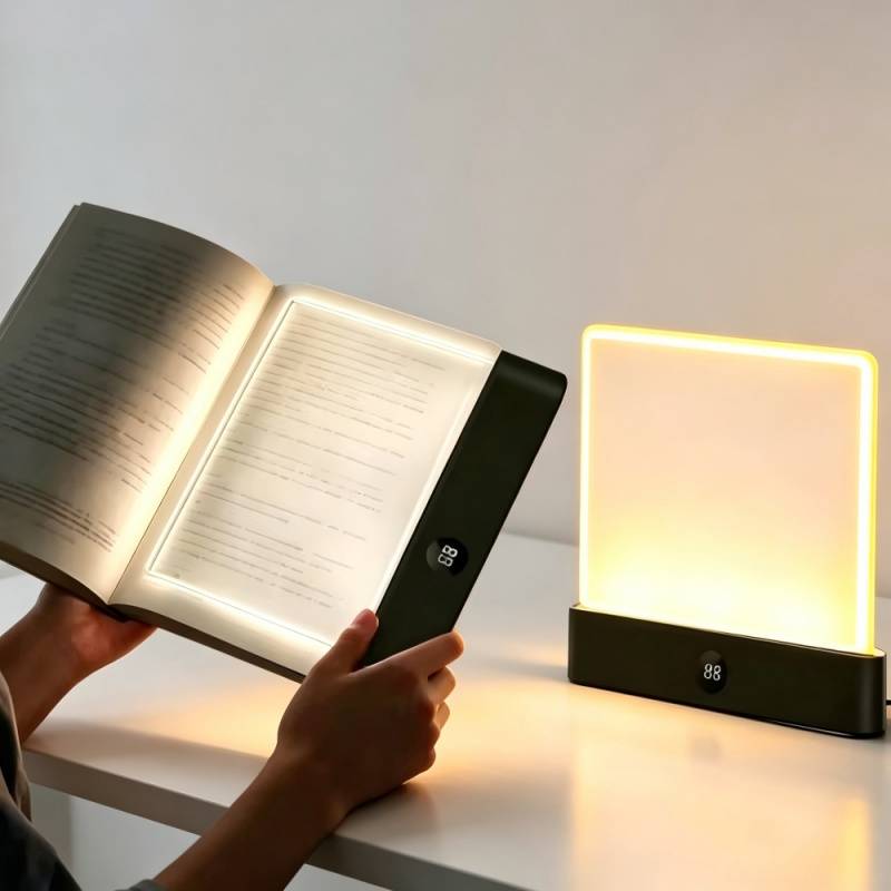 USB Charging Book Reading Lamp Portable LED Eye Protection Night Light Flat Panel Student Bedroom Indoor Night Vision Desk Lamp