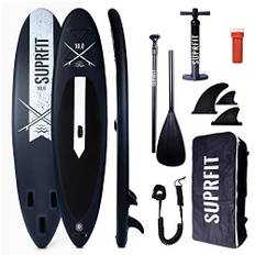 SUPRFIT Stand Up Paddling Board, SUP Board als aufblasbares Komplett-Set, Stand Up Paddle Board mit doppelter PVC Schichtung, Stand-Up Paddling, Standup Paddleboard - 330 x 78 x 15 cm bis max.150 kg