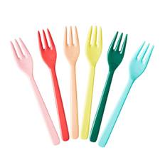 RICE Kagegafler i melamin - Dance Out Colors